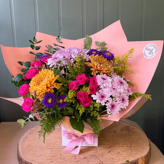 13 Vibrant Ways to Brighten Someone's Day with Buderim Floral Art's Boxed Flower Arrangements