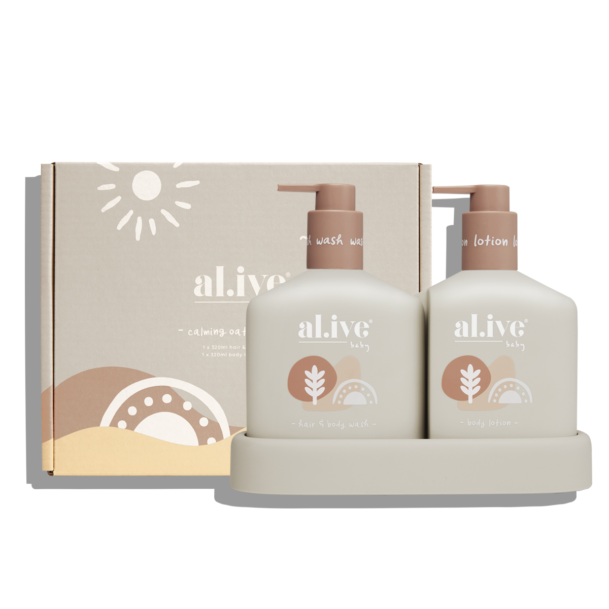 Al-ive Baby Calming Oatmeal Body wash and lotion duo 320ml