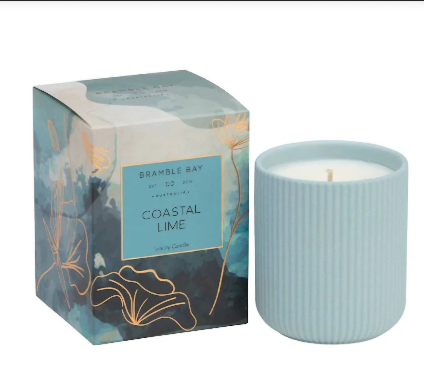 Soy candle coastal lime